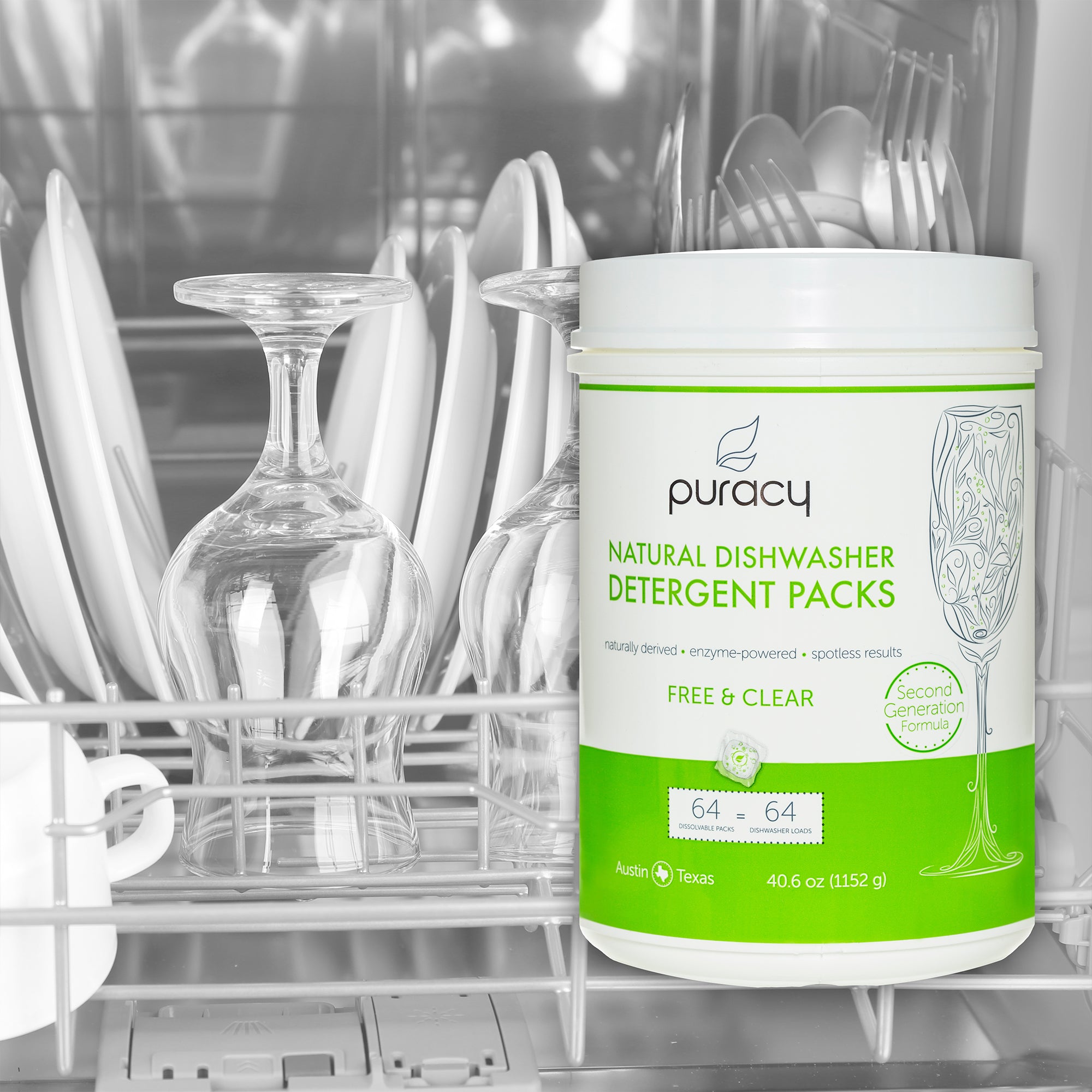 Natural Dishwasher Detergent Packs